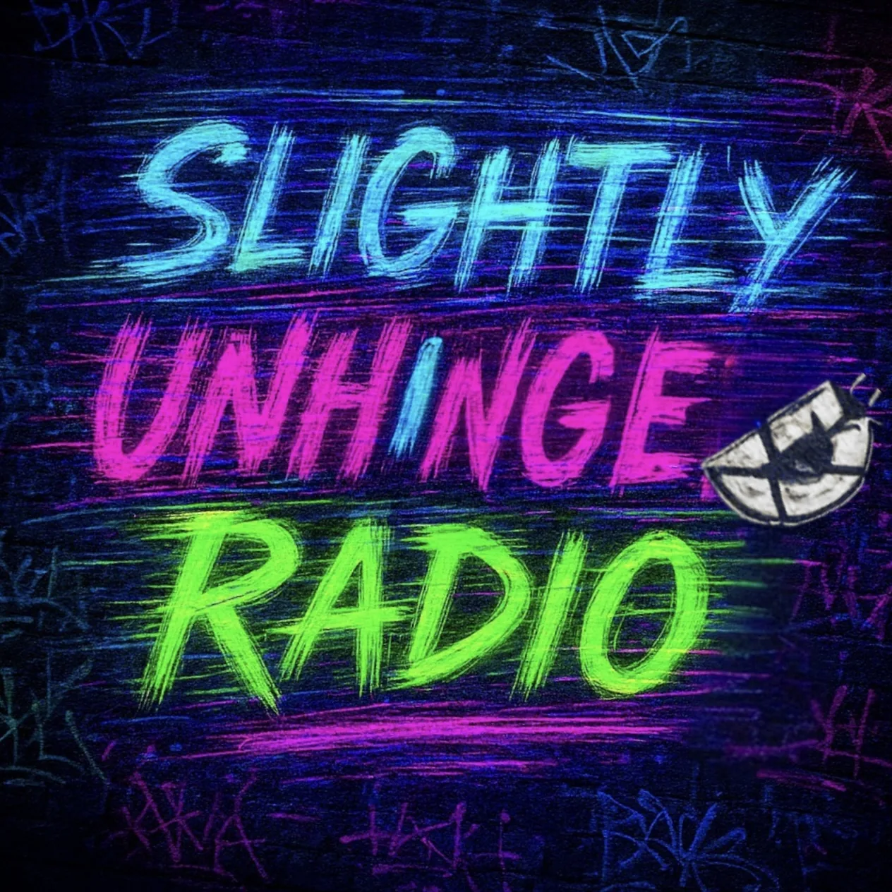 Slightly Unhinged Radio logo