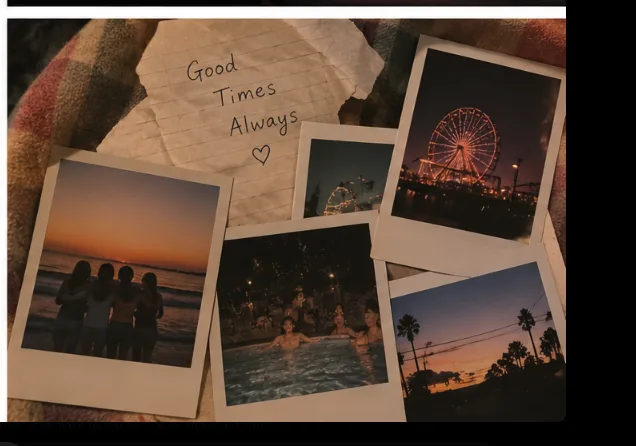 Good times nostalgia polaroids